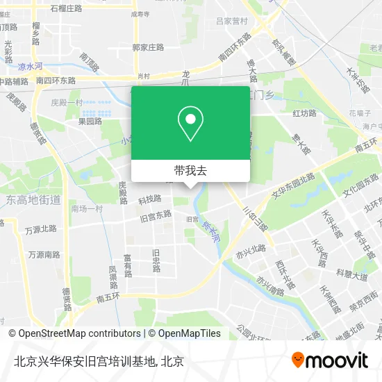 北京兴华保安旧宫培训基地地图