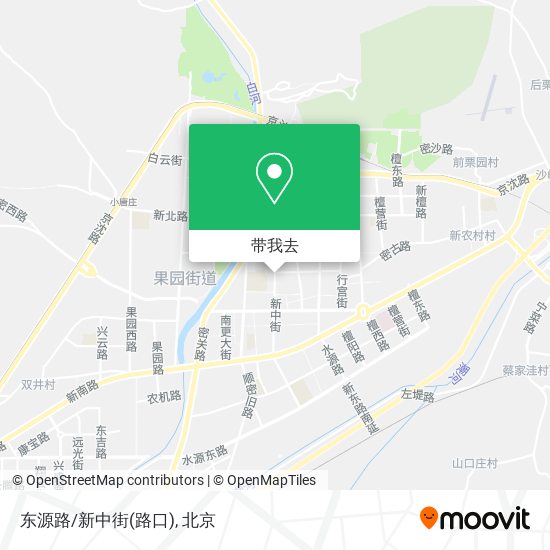 东源路/新中街(路口)地图