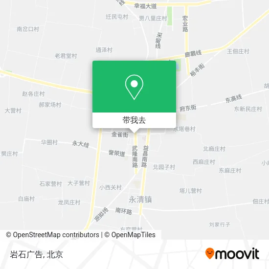 岩石广告地图