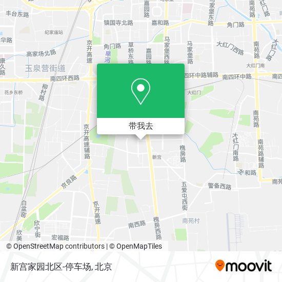 新宫家园北区-停车场地图