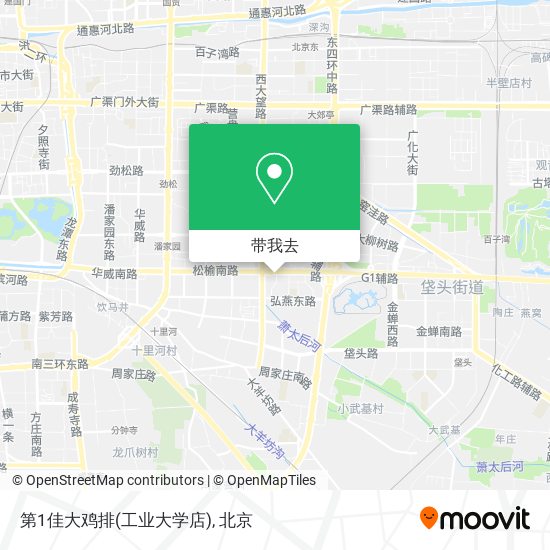 第1佳大鸡排(工业大学店)地图
