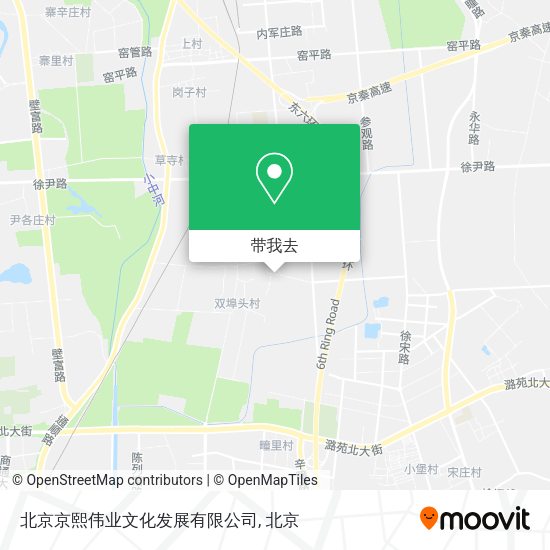 北京京熙伟业文化发展有限公司地图