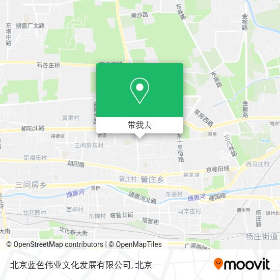 北京蓝色伟业文化发展有限公司地图
