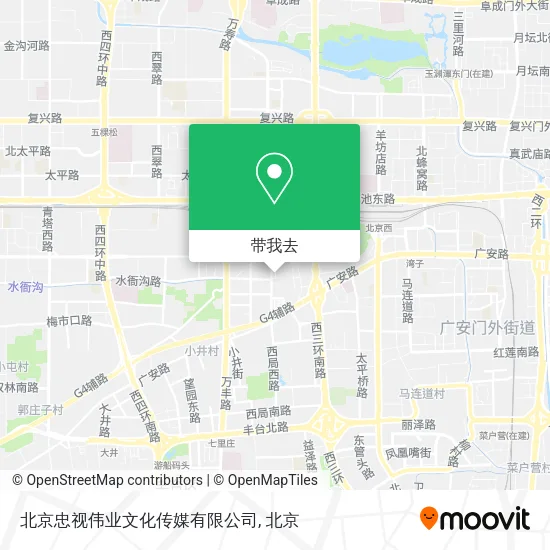 北京忠视伟业文化传媒有限公司地图