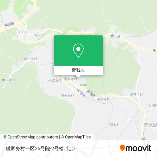 磁家务村一区25号院-2号楼地图
