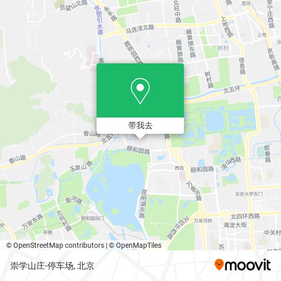 崇学山庄-停车场地图