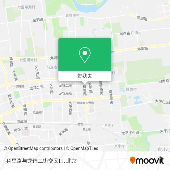 科星路与龙锦二街交叉口地图