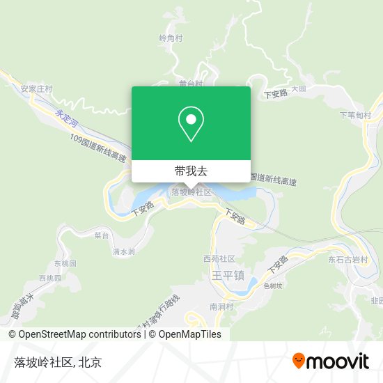 落坡岭社区地图