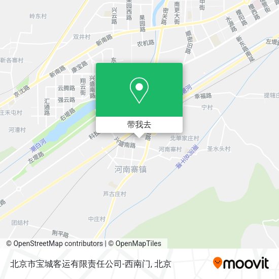 北京市宝城客运有限责任公司-西南门地图