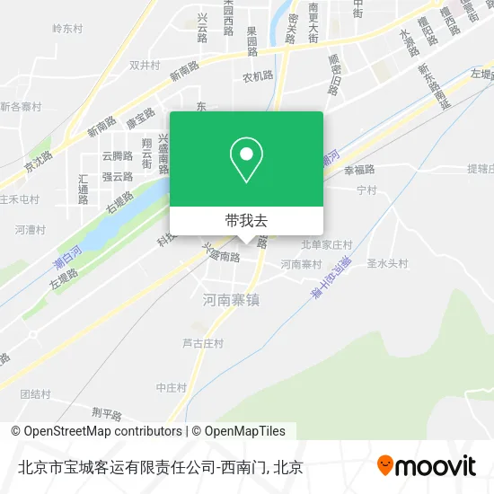 北京市宝城客运有限责任公司-西南门地图