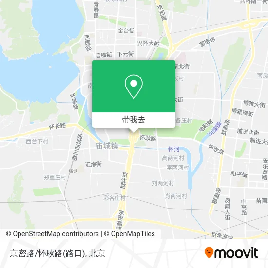 京密路/怀耿路(路口)地图