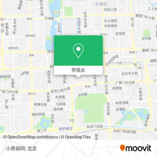 小席胡同地图