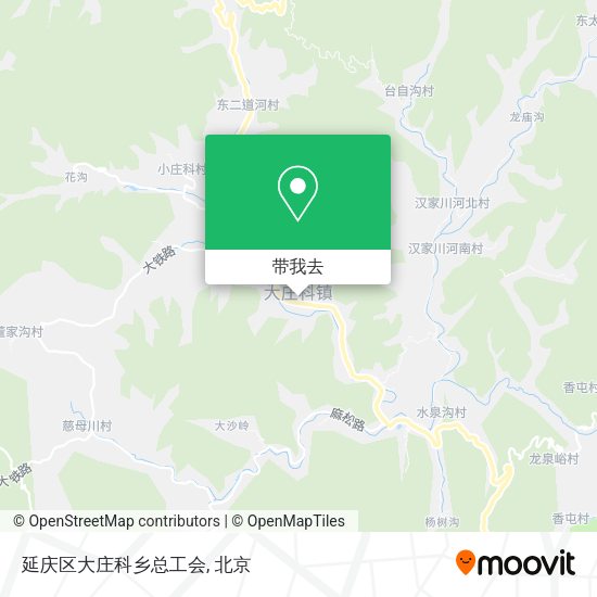 延庆区大庄科乡总工会地图