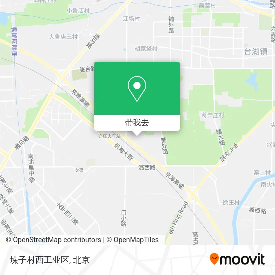 垛子村西工业区地图