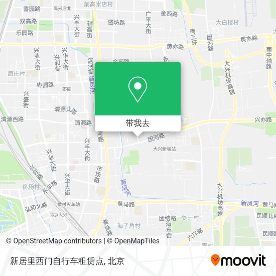 新居里西门自行车租赁点地图