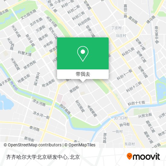 齐齐哈尔大学北京研发中心地图