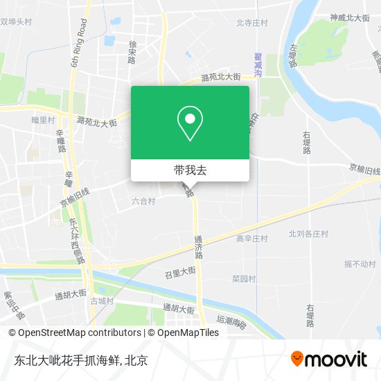 东北大呲花手抓海鲜地图