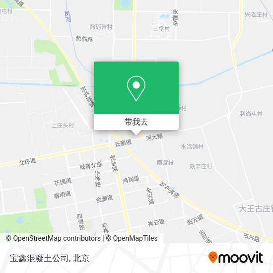 宝鑫混凝土公司地图