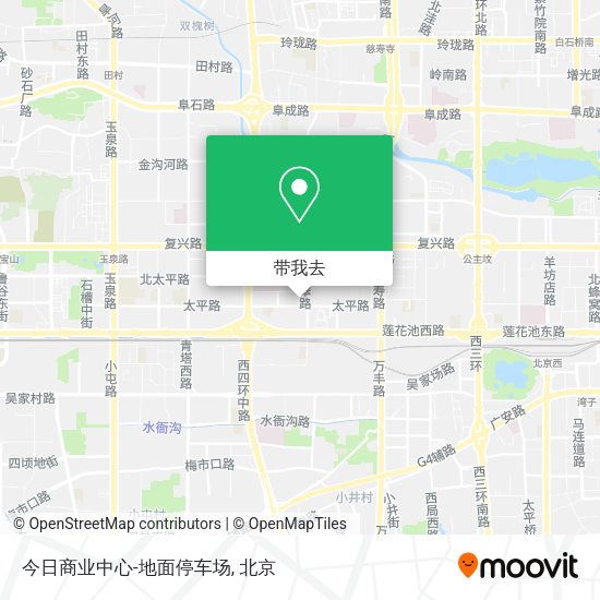 今日商业中心-地面停车场地图