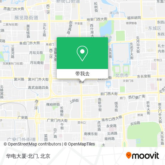 华电大厦-北门地图