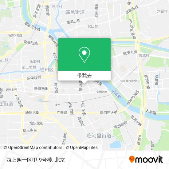 西上园一区甲-9号楼地图