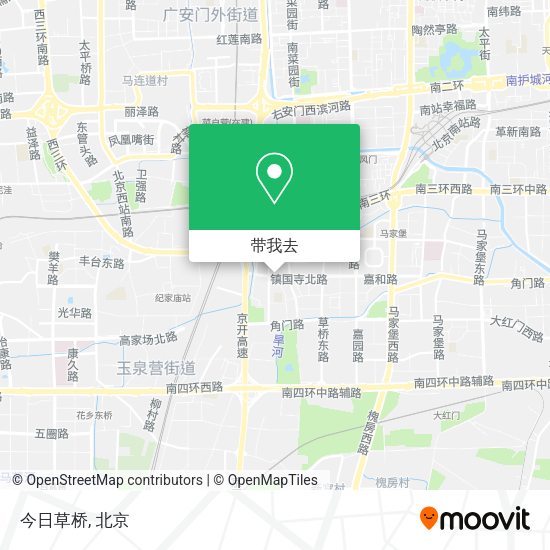 今日草桥地图