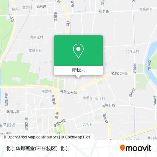 北京华卿画室(宋庄校区)地图