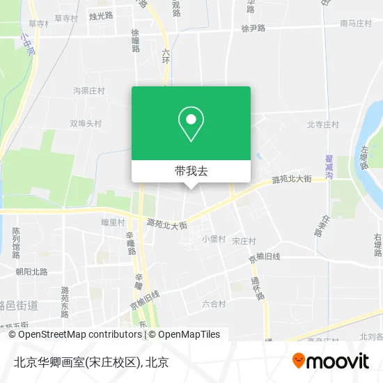 北京华卿画室(宋庄校区)地图