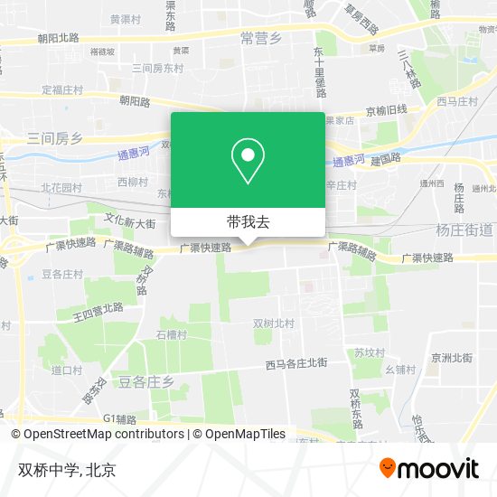 双桥中学地图