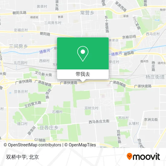 双桥中学地图