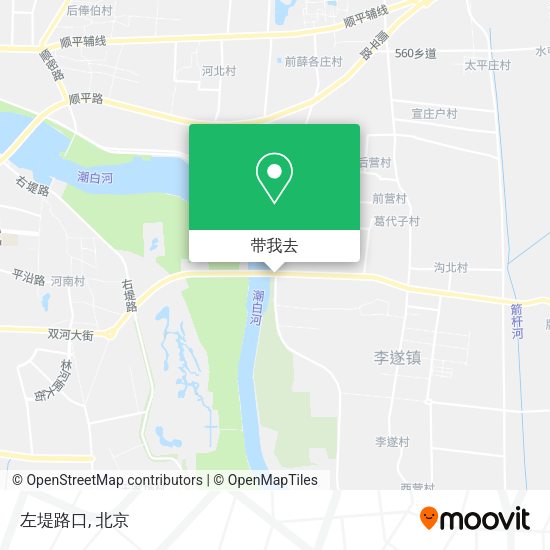 左堤路口地图