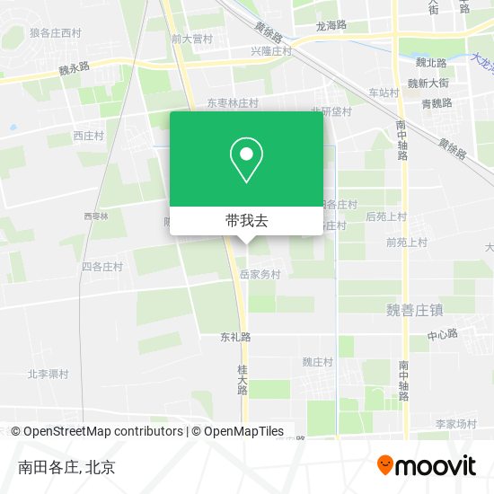 南田各庄地图