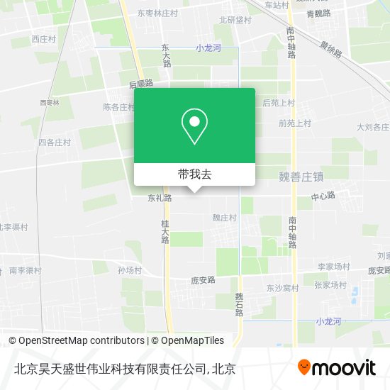 北京昊天盛世伟业科技有限责任公司地图