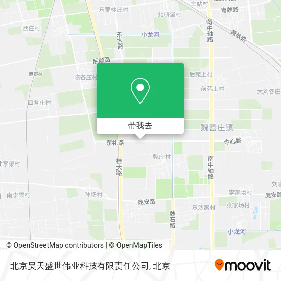 北京昊天盛世伟业科技有限责任公司地图