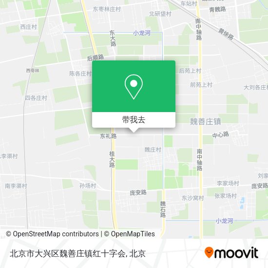 北京市大兴区魏善庄镇红十字会地图