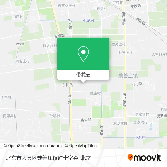 北京市大兴区魏善庄镇红十字会地图