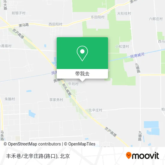 丰禾巷/北辛庄路(路口)地图