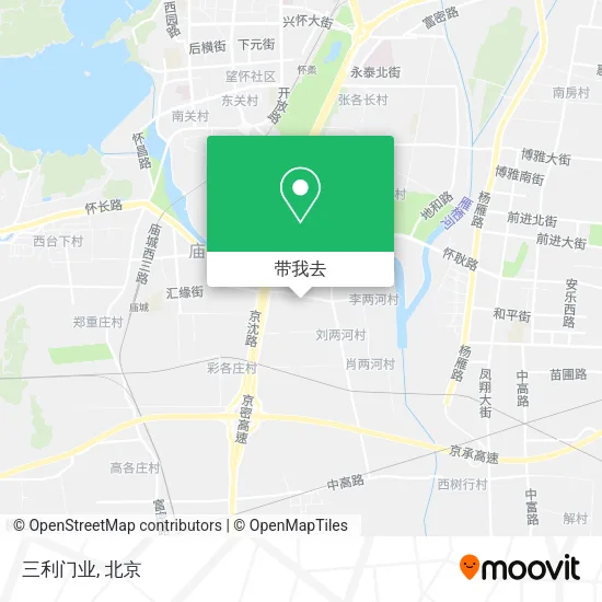 三利门业地图