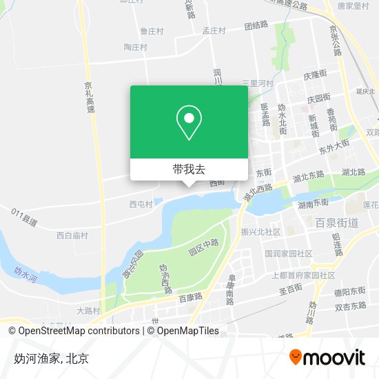 妫河渔家地图