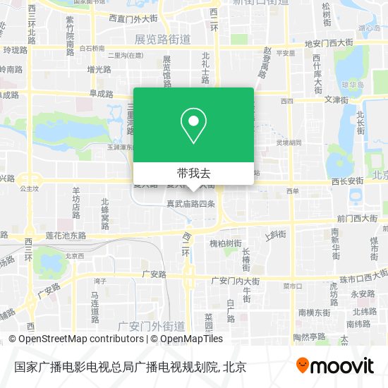 国家广播电影电视总局广播电视规划院地图