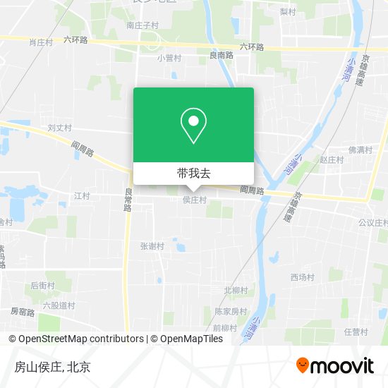 房山侯庄地图