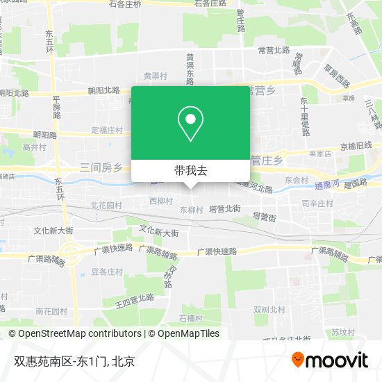 双惠苑南区-东1门地图
