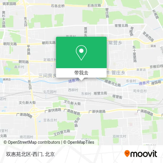 双惠苑北区-西门地图
