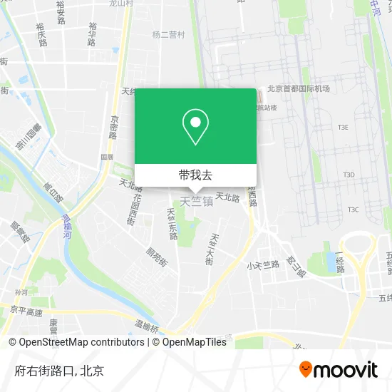 府右街路口地图