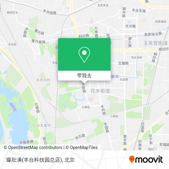 爆肚满(丰台科技园总店)地图