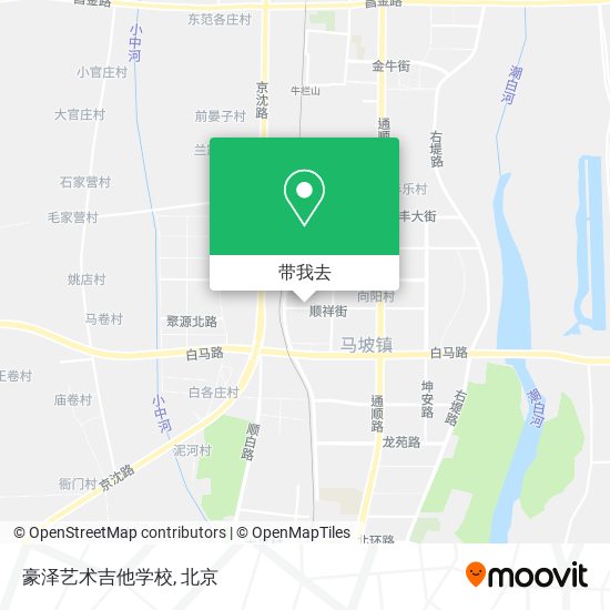 豪泽艺术吉他学校地图