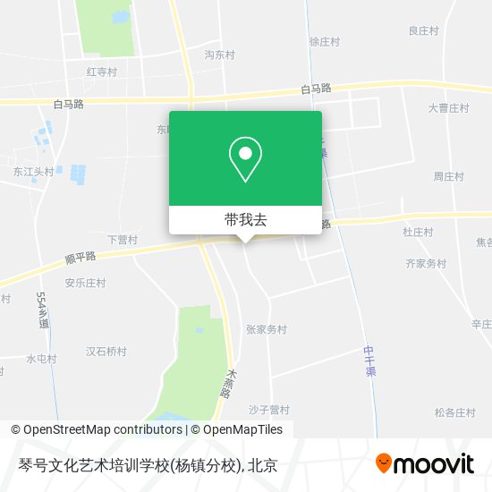 琴号文化艺术培训学校(杨镇分校)地图