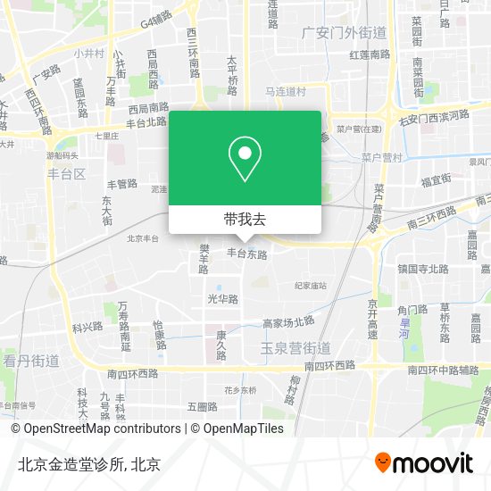 北京金造堂诊所地图