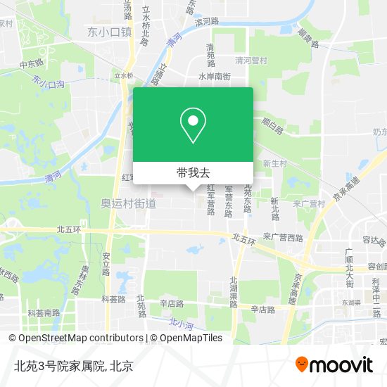 北苑3号院家属院地图