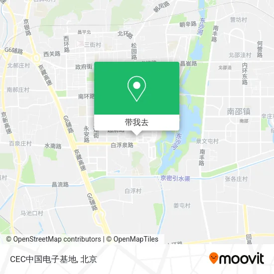 CEC中国电子基地地图